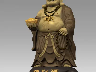 3D Models Maitreya Buddha Statue 3D model