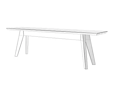 Cena Bench 3D model
