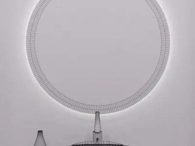 Illuminated Mirror 36 3D model