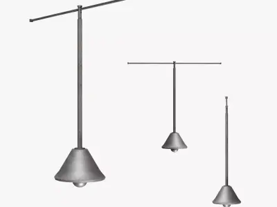 Lamp Pendant Series LumixRoof LT1 N0 - G0 3D model