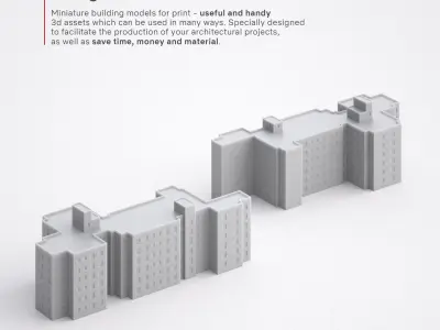 3D Print miniature building RB-US-NY-072 3D print model