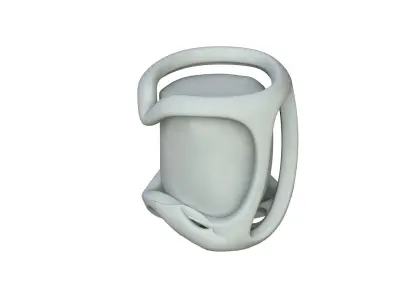 SciFi Shape Object Low Poly 113 Low-poly 3D model