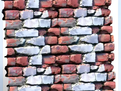 Stylized Wall Seamless Texture Texture 84