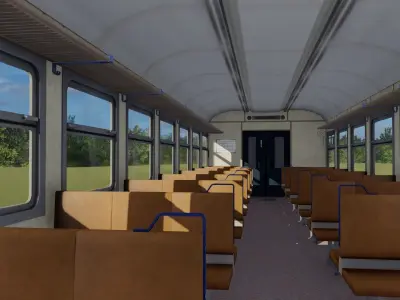 ER-2 EMU Head Wagon 3D model