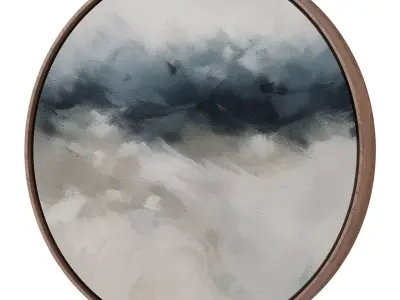 Abstract Painting Frame set 3D model 675