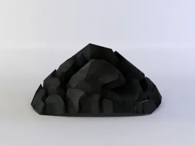 Rock Low-poly 3D model