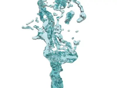 9 Water Splash Vol 9 3D model