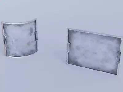 Windows SciFi  dusty look  3D model