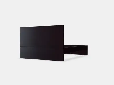 MALM Bed frame high 25 Low-poly 3D model