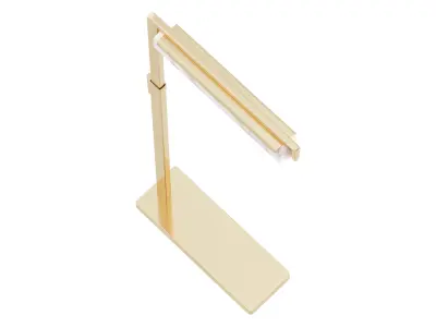 Audubon Alabaster Task Floor Lamp 3D model