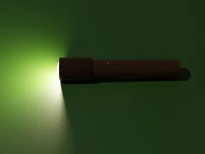 Torch Type 1 Low-poly 3D model