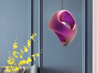 Lamp shade 3D print model 6