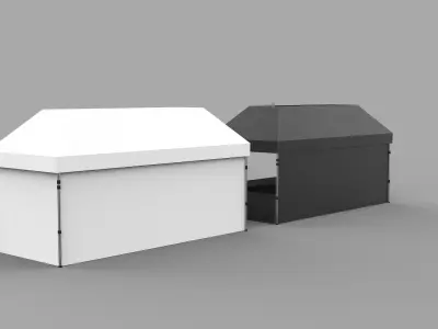 Promotion Tent Concept 3D model