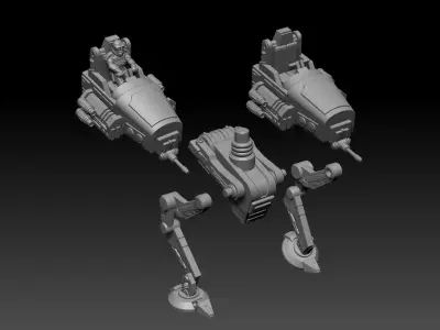 Recon Walker 3D print model