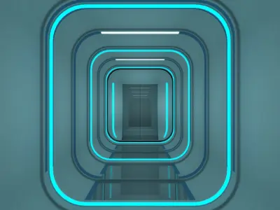 Sci Fi Tunnel  3D model order