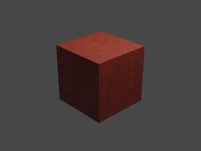 Bloodwood Wood Texture 3D model