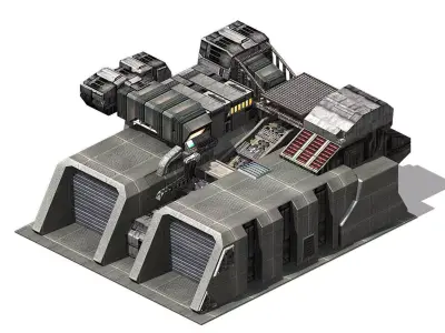 Future City - Arsenal 01 3D model