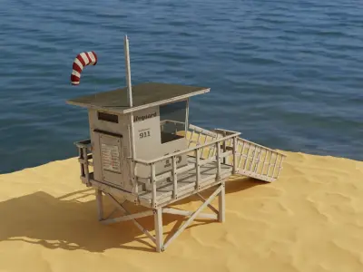Baywatch house 3D model