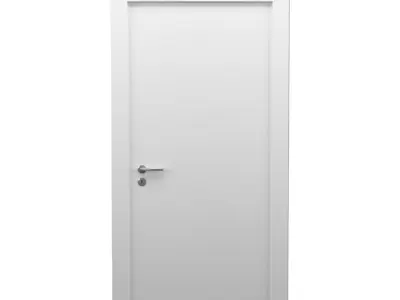 White Door 3D model get