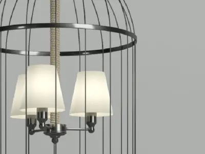 Hanging lamp LOFT HOUSE P-70 3D model