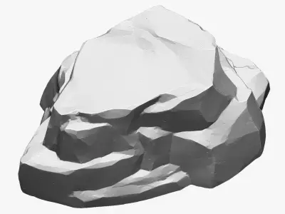 3D Mountain rock Zbrush sculpt 3D model