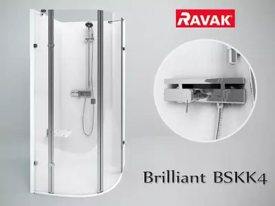 Ravak Brilliant BSKK4 3D model