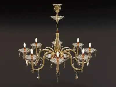 classic chandelier luster Free 3D model