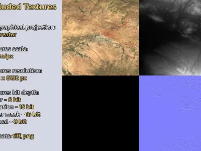 Tabriz Iran City Landscape 3D Model 3D model