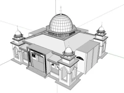Architecture-Religion-God-Culture-Temple-0118 mosque 3D model