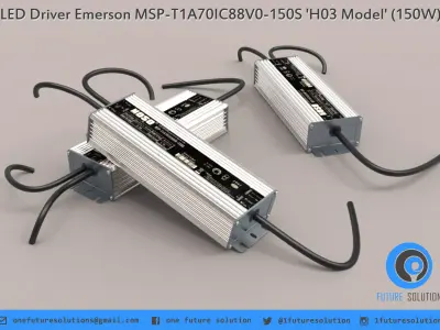 LED Driver Emerson MSP-T1A70IC88V0-150S - H03 Model - 150W Free 3D model