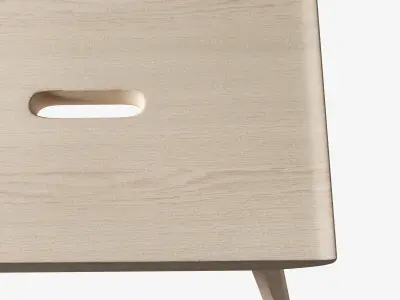 Putte Stull-Large Wooden  3D model