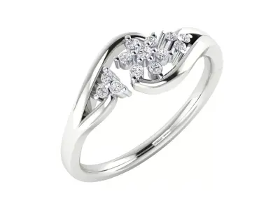  Women Ring Render 3dm STL MTL SLC JCD OBJ FBX Details 3D print model 35