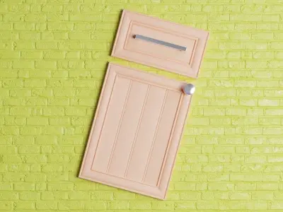 Kitchen Cabinet Doors V2 Low-poly 3D model