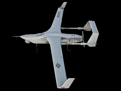  Rigged Boeing Insitu RQ-21 Blackjack UAV Drone PBR 