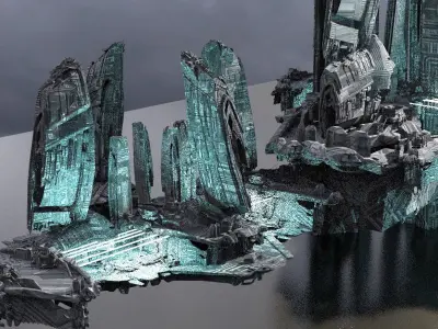 Halo Forerunner Grand structures 3D model