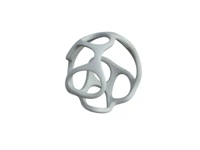 SciFi Cube Object No 21526 Low Poly Shape Texture