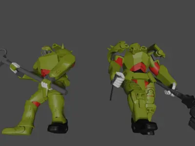 Krork two robots 3D print model