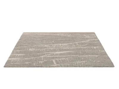 STRATI HAND-KNOTTED WOOL RUG B 3D model