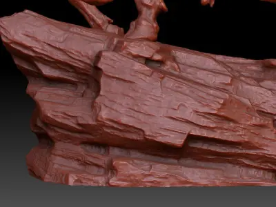 Pioneer cattle Wall Street Bulls cattle 3D print model