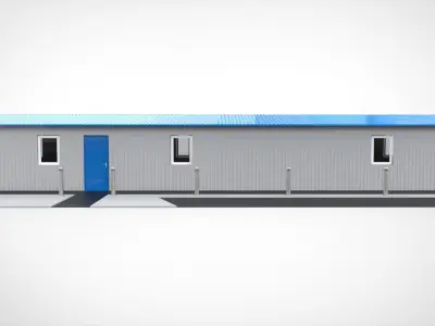 Modular building 3D model