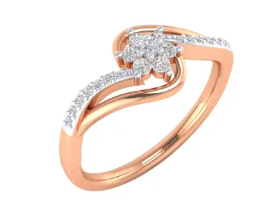 Women Ring Render 3dm STL MTL SLC JCD OBJ FBX Details 3D print model 16