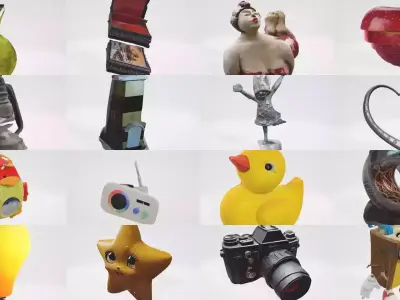 Giant collection of everyday objects to complete your projects 3D Model Pack