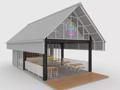 Cafe Modern 7 3D model