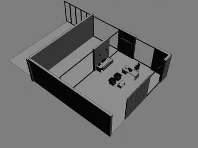 office interior md999 a03 3D model