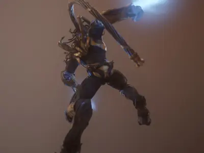 Zealot and Protoss Platform 3D model