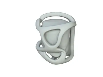 SciFi Shape Object Low Poly 85 Low-poly 3D model