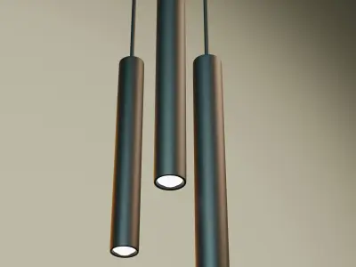 Modern Lamp Set 3D Model Pack