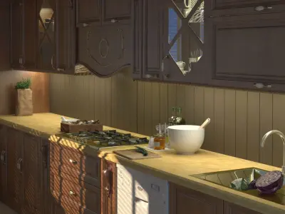 kitchen 02 3D model
