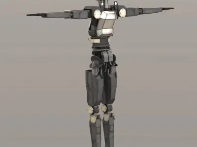 Sentinel Bot LP Low-poly 3D model