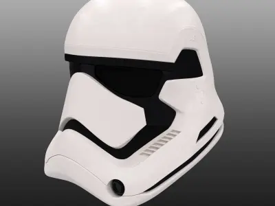 Stormtrooper Helmet Star Wars First Order 3D model